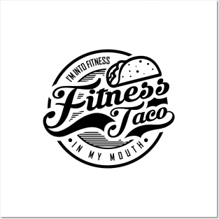 'Fitness Taco Gym' Witty Food Nacho Gift Posters and Art